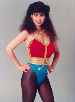 Tracy as Wonder Woman